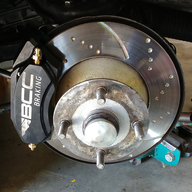 Drilled Rotors and Uprated Calipers